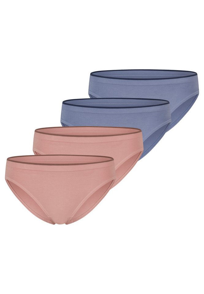 sloggi Bikinislip 4er Pack GO Sense (Spar-Set, 4-St) Slip - Blickdicht - High leg Slip im modernen puristischen Design von sloggi