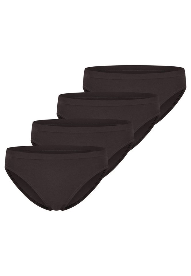 sloggi Bikinislip 4er Pack GO Sense (Spar-Set, 4-St) Slip - Blickdicht - High leg Slip im modernen puristischen Design von sloggi