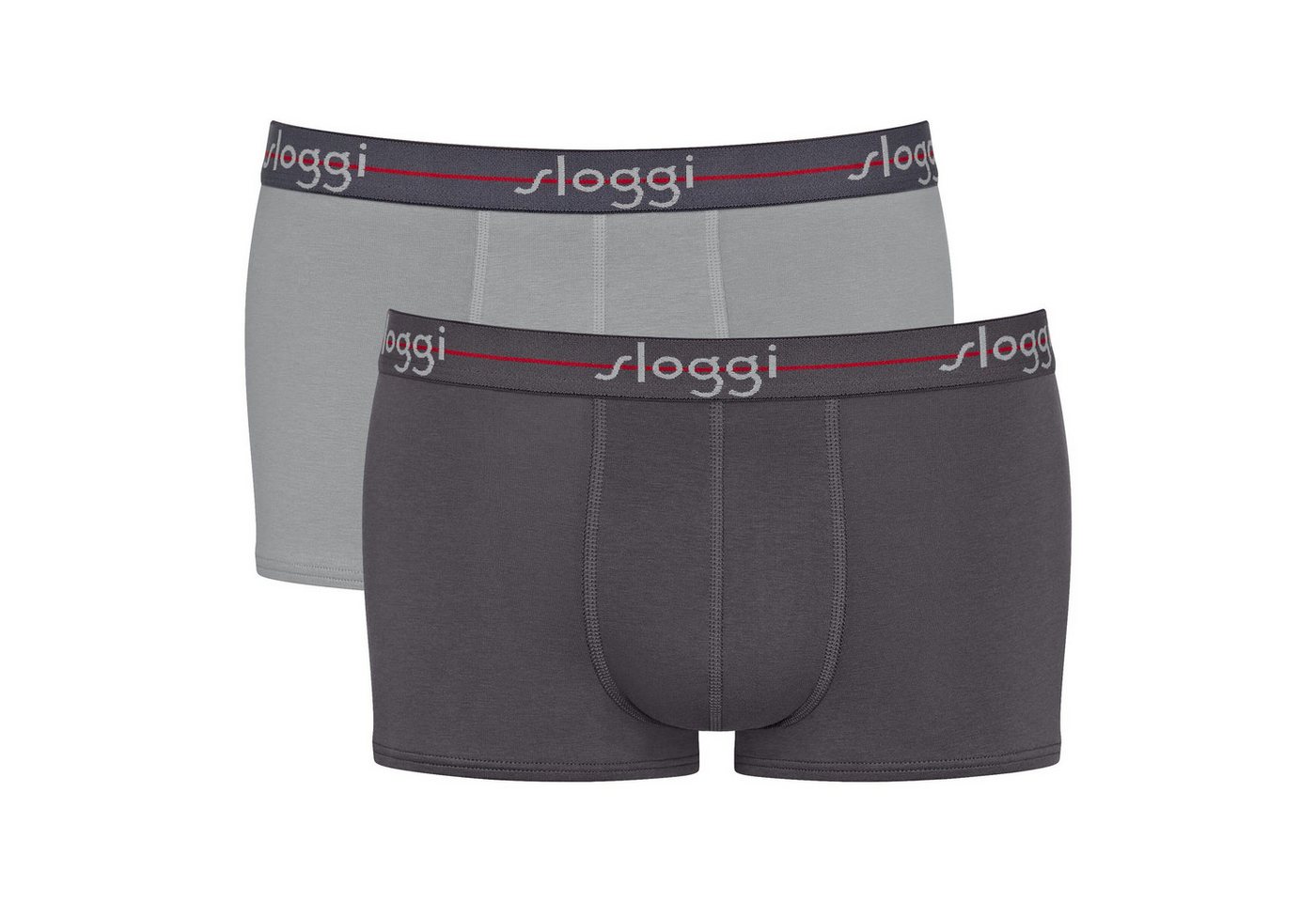 sloggi Boxer Herren Boxershort 2er Pack Baumwollmischung (Packung, 2er Pack) von sloggi