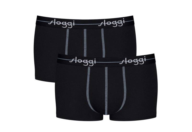 sloggi Boxer Herren Boxershort 2er Pack Baumwollmischung (Packung, 2er Pack) von sloggi