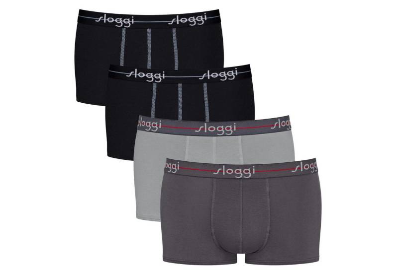 sloggi Boxer Herren Boxershort 4er Pack Baumwollmischung (Packung, 4er Pack) von sloggi