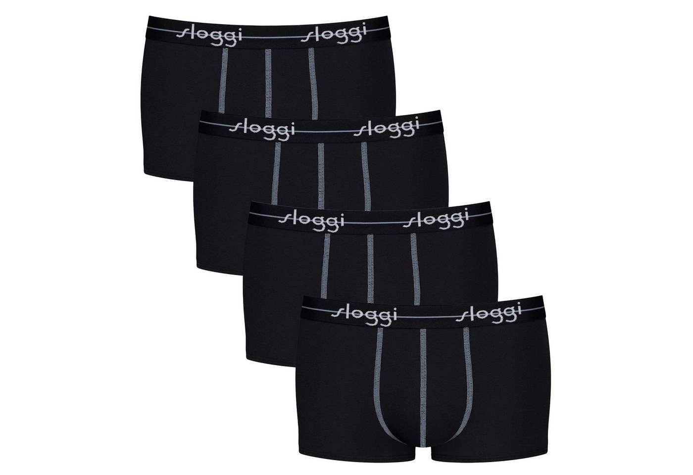 sloggi Boxer Herren Boxershort 4er Pack Baumwollmischung (Packung, 4er Pack) von sloggi