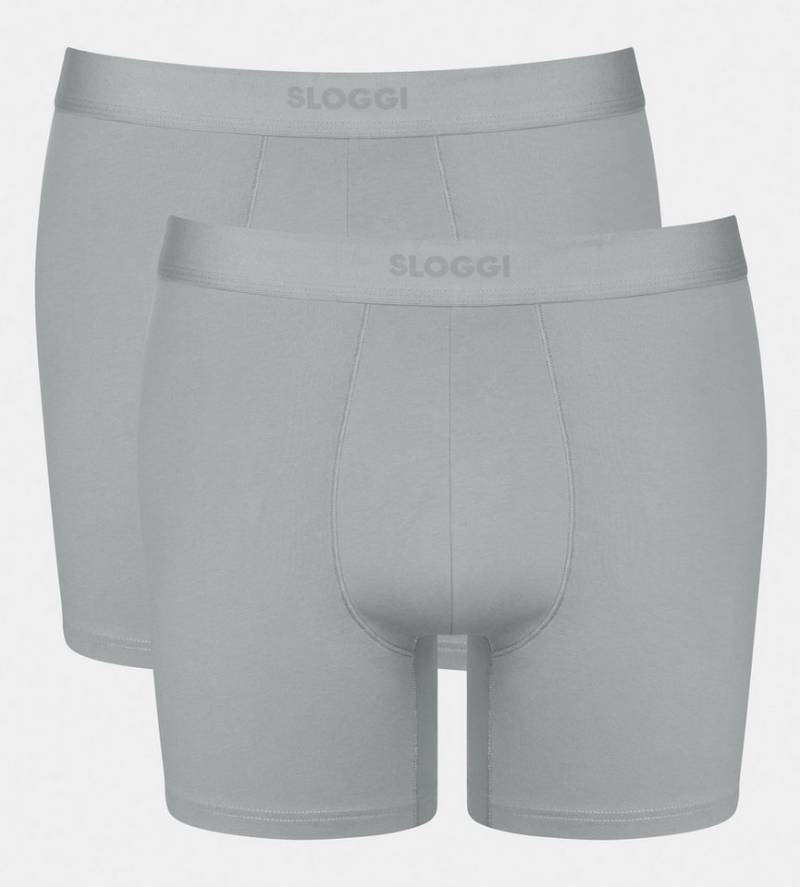 sloggi Boxer Men EVER Ease (2er Pack) schnelltrocknend, atmungsaktiv, temperaturausgleichend, ohne Eingriff von sloggi