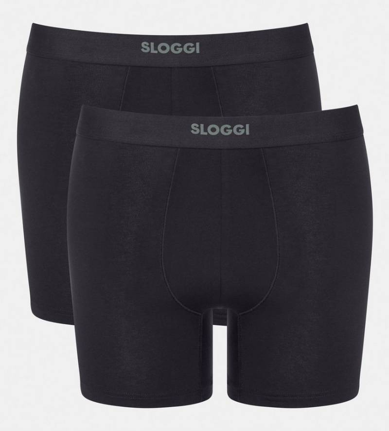sloggi Boxer Men EVER Ease (2er Pack) schnelltrocknend, atmungsaktiv, temperaturausgleichend, ohne Eingriff von sloggi