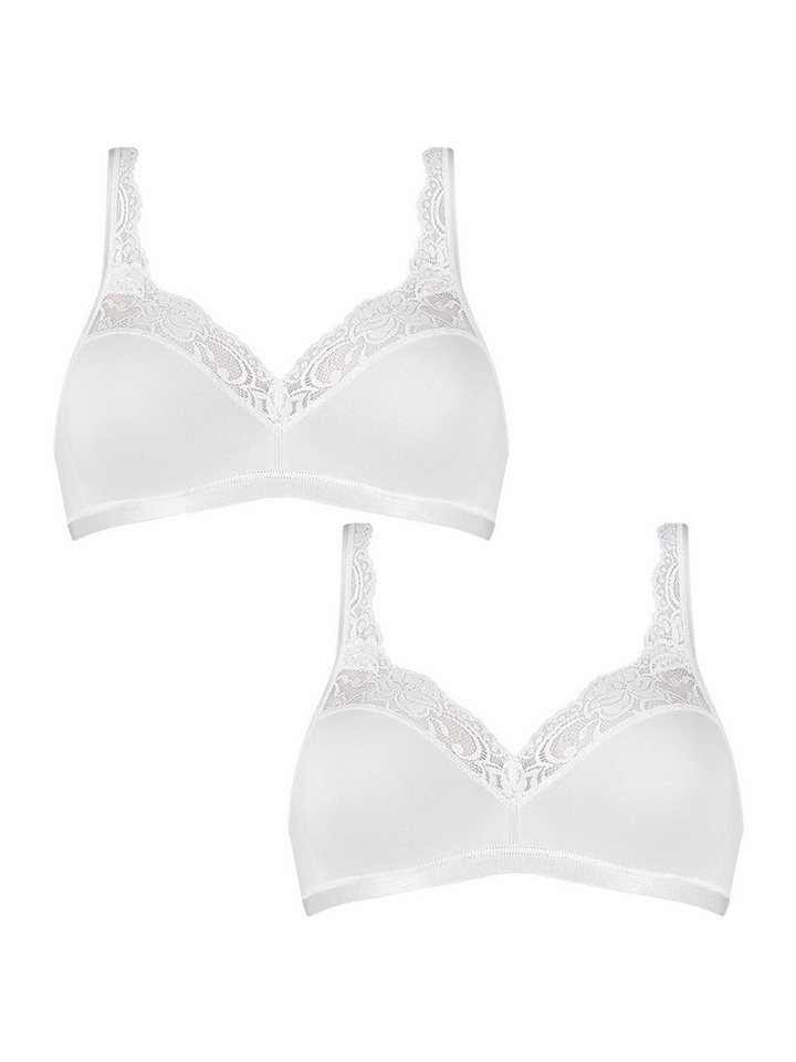 sloggi Bralette Romance (2-tlg) Frauen Bustier BH von sloggi