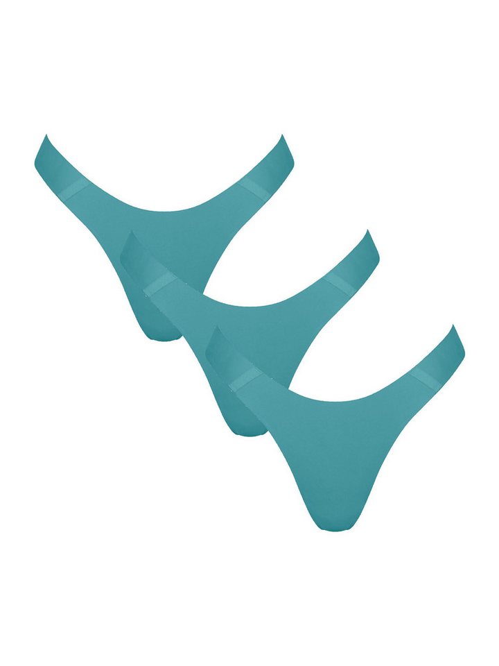 sloggi Brasilslip ZERO Feel 2.0 Tiny tanga (3-St) Frauen Halb bedeckender von sloggi