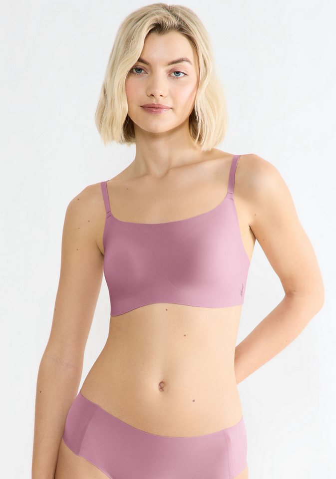 sloggi Bügelloser BH ZERO Feel 2.0 herausnehmbare Pads, Microfaser, elastisch, verstellbare Träger von sloggi