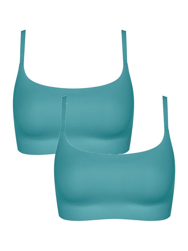 sloggi Bügelloser BH ZERO Feel 2.0 Ultra Bra (2-tlg) Frauen weich Soft von sloggi