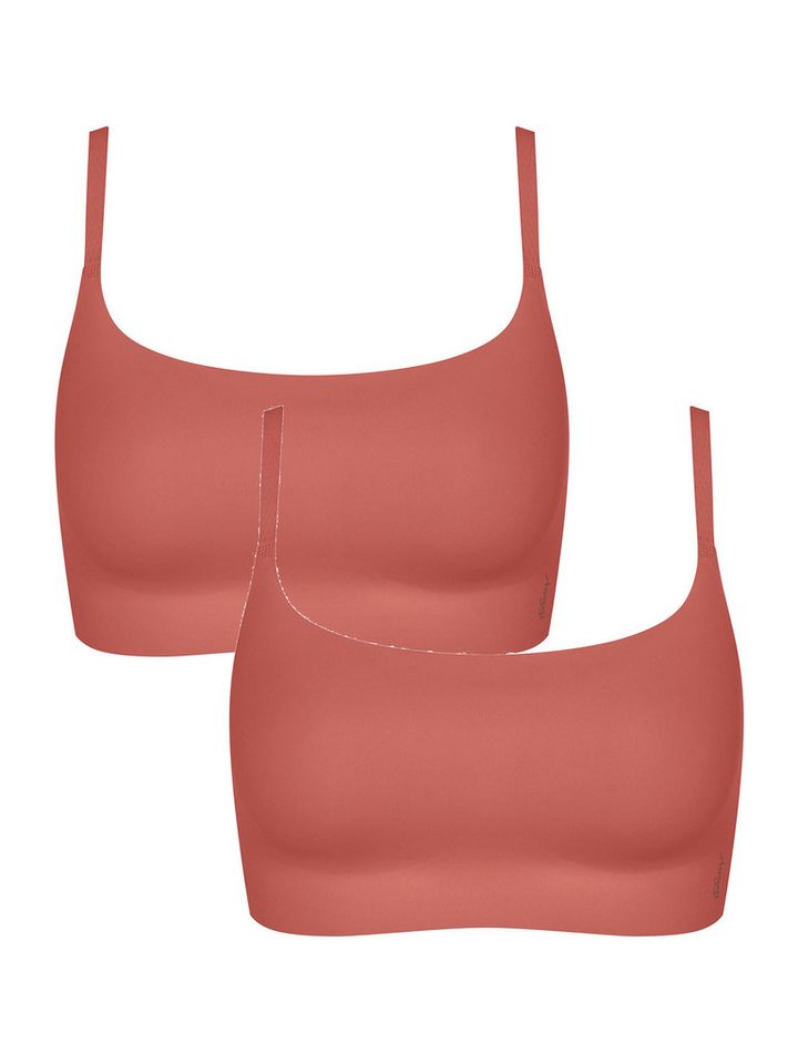 sloggi Bügelloser BH ZERO Feel 2.0 Ultra Bra (2-tlg) Frauen weich Soft von sloggi