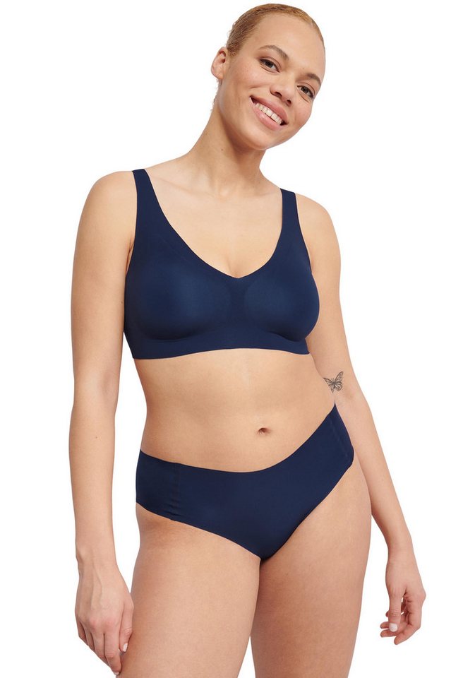 sloggi Bralette ZERO Feel 2.0 nahtlos, herausnehmbare Pads, Mikrofaser, doppellagig von sloggi