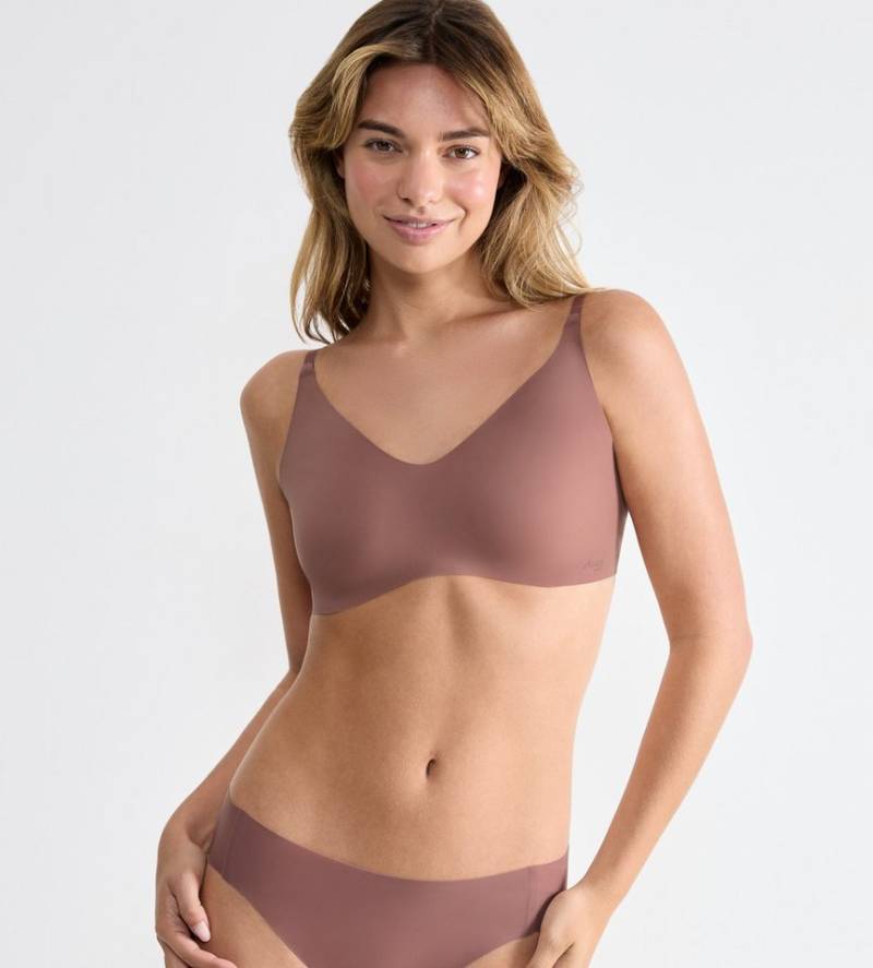 sloggi Bralette ZERO Microfibre 2.0 nahtlos, herausnehmbare Einlagen, mittlerer Halt, Microfaser von sloggi