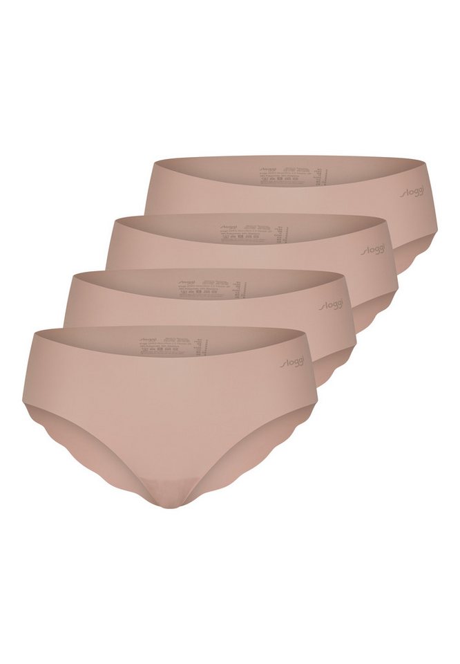 sloggi Hipster 4er Pack ZERO Microfibre 2.0 (Spar-Set, 4-St) Hipster - Nahtlos - Kein Abzeichnen unter Kleidung, Weich und leicht von sloggi