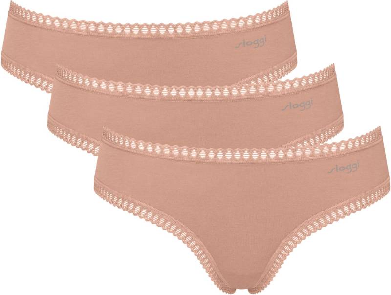sloggi Hipster GO Crush (3er Pack) Spitze, elastisch, weich, Multipack, Baumwollmix von sloggi