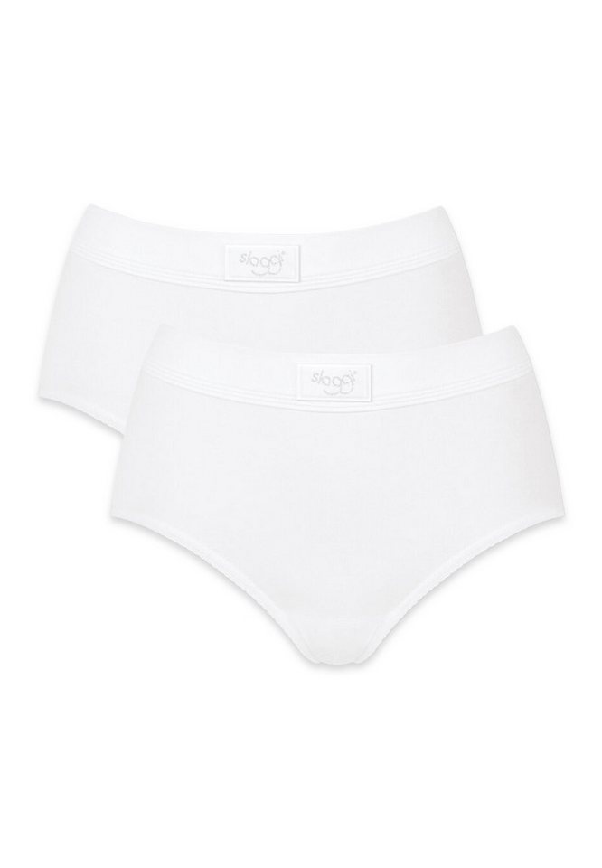 sloggi Maxislip 2er Pack Double Comfort (Spar-Set, 2-St) Maxi Slip - Baumwolle - Wärmend - Perfekter Sitz, Mit feinen Details von sloggi