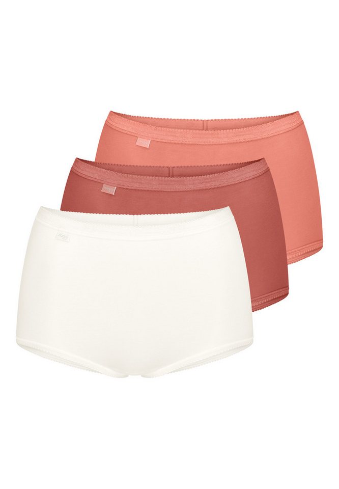 sloggi Maxislip 3er Pack Basic+ (Spar-Set, 3-St) Maxi Slip - Baumwolle - Atmungsaktiv - Perfekter Sitz von sloggi