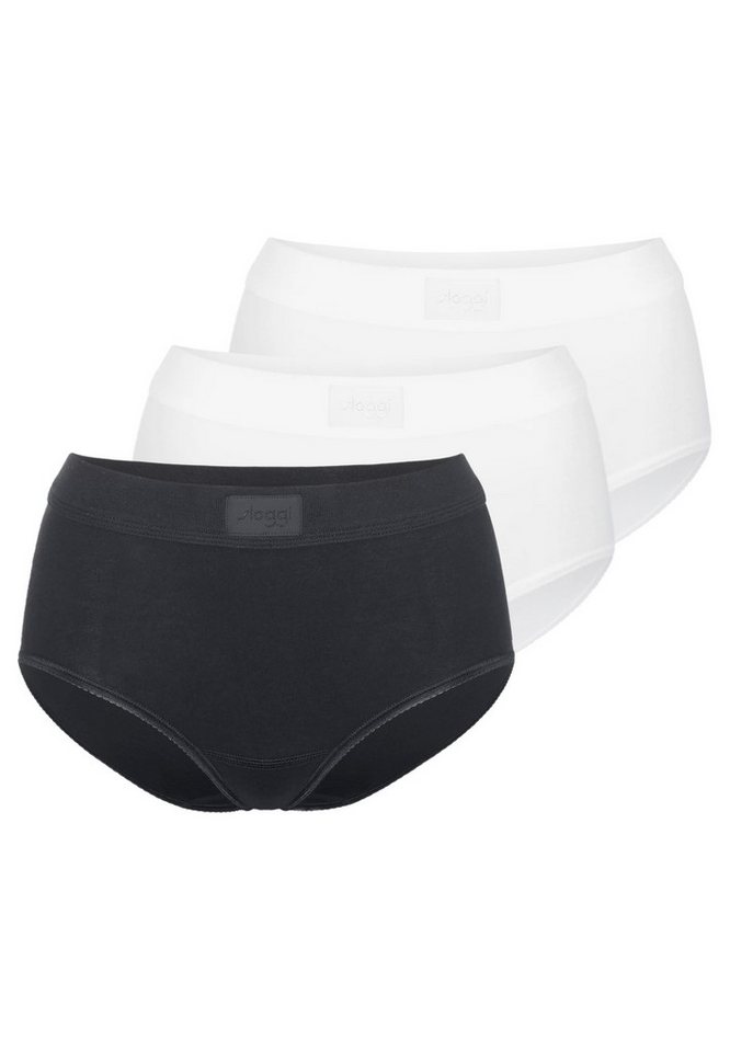 sloggi Maxislip 3er Pack Double Comfort T (Spar-Set, 3-St) Maxi Slip - Baumwolle - Atmungsaktiv von sloggi