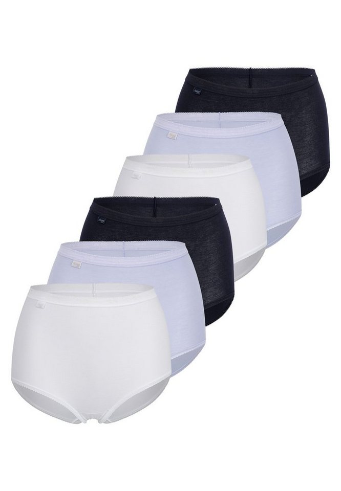 sloggi Maxislip 6er Pack Basic+ (Spar-Set) Maxi Slip - Baumwolle - Perfekter Sitz, Mit feinen Details von sloggi
