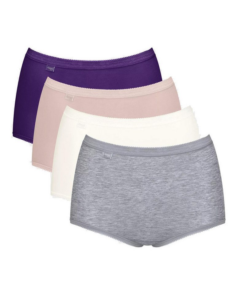 sloggi Maxislip Basic+ (8er Vorteilspack) Core-Spun Baumwoll-Qualität von sloggi