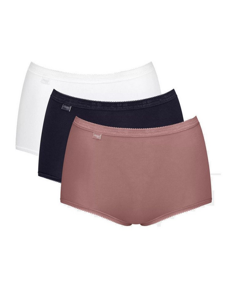 sloggi Maxislip Basic+ (9er Vorteilspack) Core-Spun Baumwoll-Qualität von sloggi
