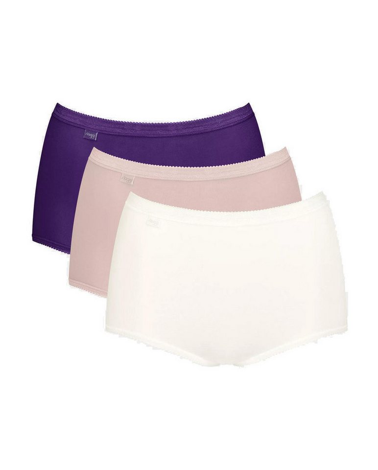 sloggi Maxislip Basic+ (9er Vorteilspack) Core-Spun Baumwoll-Qualität von sloggi