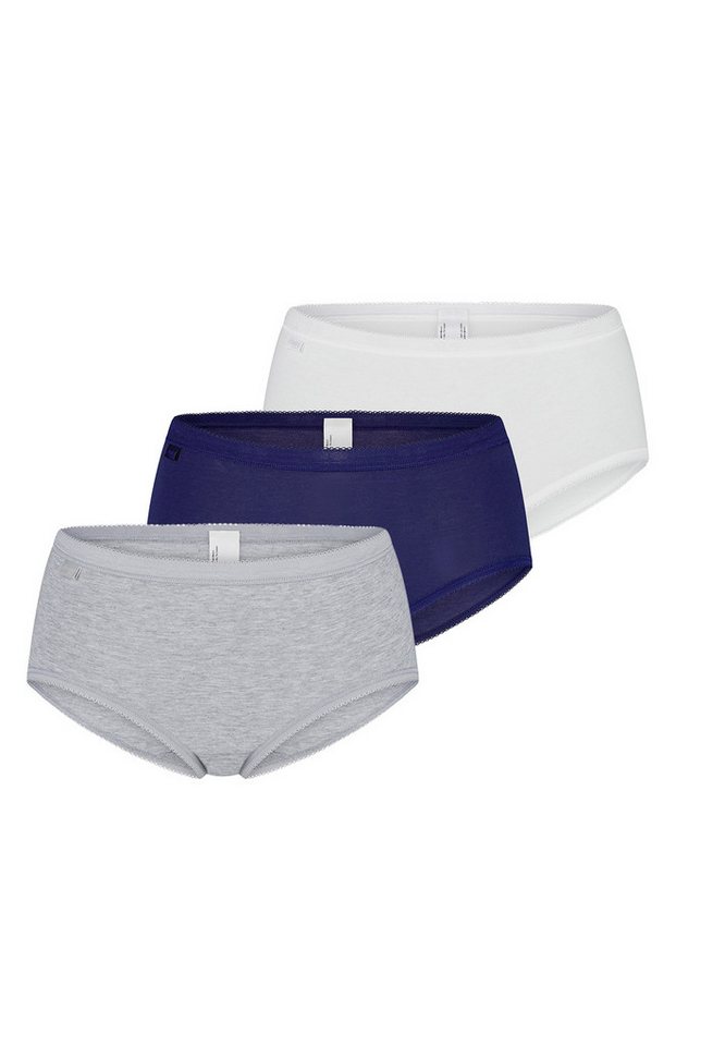 sloggi Midislip 3er Pack Basic+ (Spar-Set, 3-St) Midi Slip - Baumwolle - Atmungsaktiv - Im praktischen Mehrfachpack von sloggi