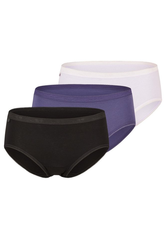 sloggi Midislip 3er Pack Basic+ (Spar-Set, 3-St) Midi Slip - Baumwolle - Atmungsaktiv - Im praktischen Mehrfachpack von sloggi