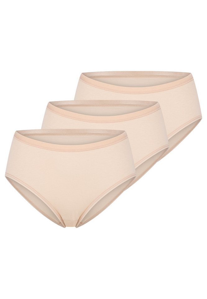 sloggi Midislip 3er Pack GO Daily Cotton (Spar-Set, 3-St) Midi Slip - Baumwolle - Atmungsaktiv - Natürliche Materialien von sloggi
