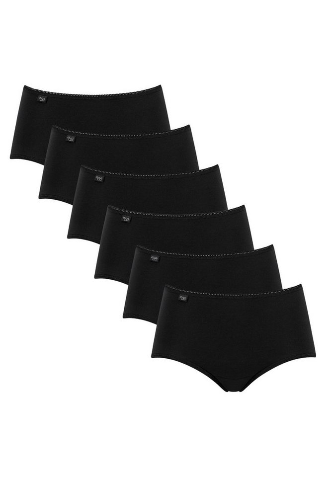 sloggi Midislip 6er Pack 24/7 Cotton (Spar-Set) Midi Slip - Baumwolle - Wärmend - Perfekter Sitz, Mit feinen Details von sloggi