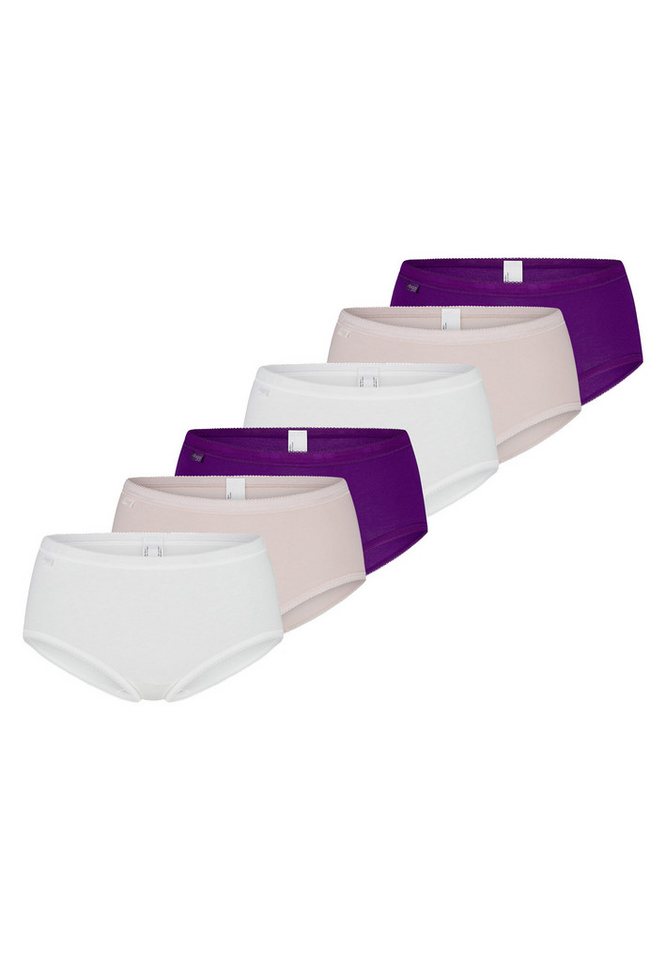 sloggi Midislip 6er Pack Basic+ (Spar-Set) Midi Slip - Baumwolle - Atmungsaktiv - Im praktischen Mehrfachpack von sloggi