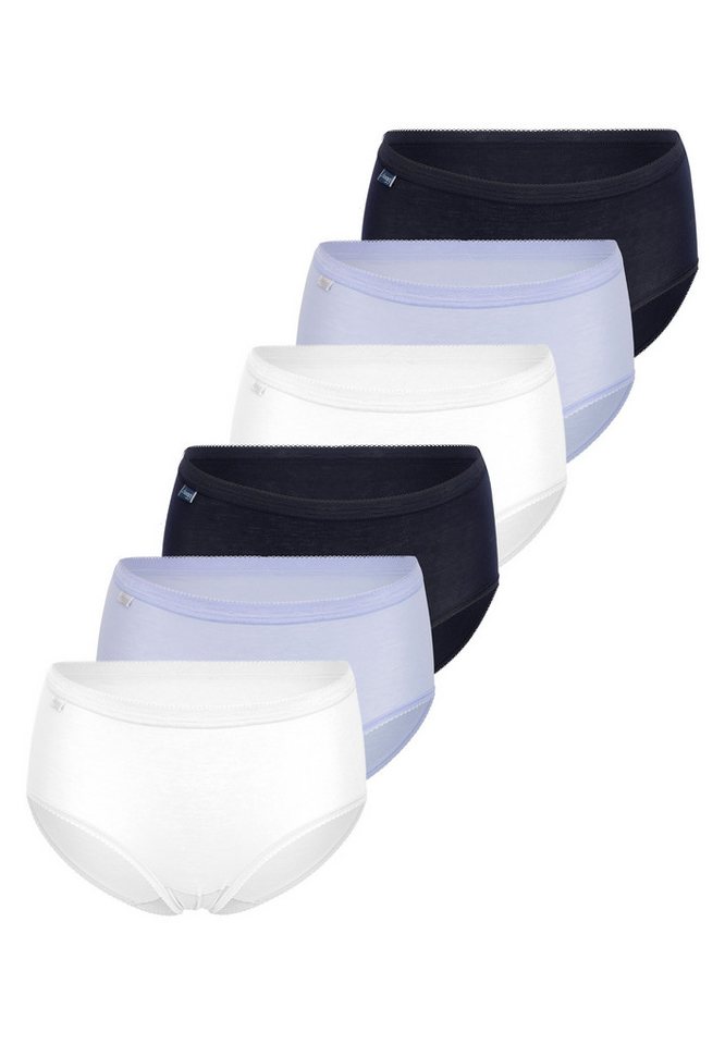 sloggi Midislip 6er Pack Basic+ (Spar-Set) Midi Slip - Baumwolle - Im praktischen Mehrfachpack von sloggi