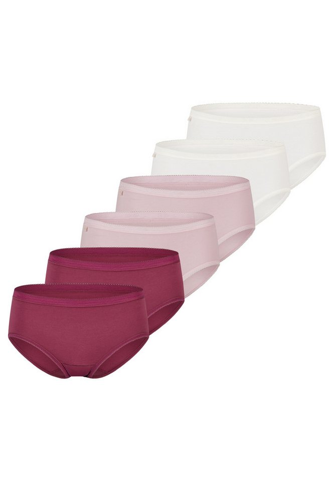 sloggi Midislip 6er Pack Basic+ (Spar-Set, 6-St) Midi Slip - Baumwolle - Atmungsaktiv - Im praktischen Mehrfachpack von sloggi