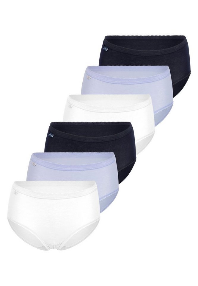 sloggi Midislip 6er Pack Basic+ (Spar-Set, 6-St) Midi Slip - Baumwolle - Im praktischen Mehrfachpack von sloggi