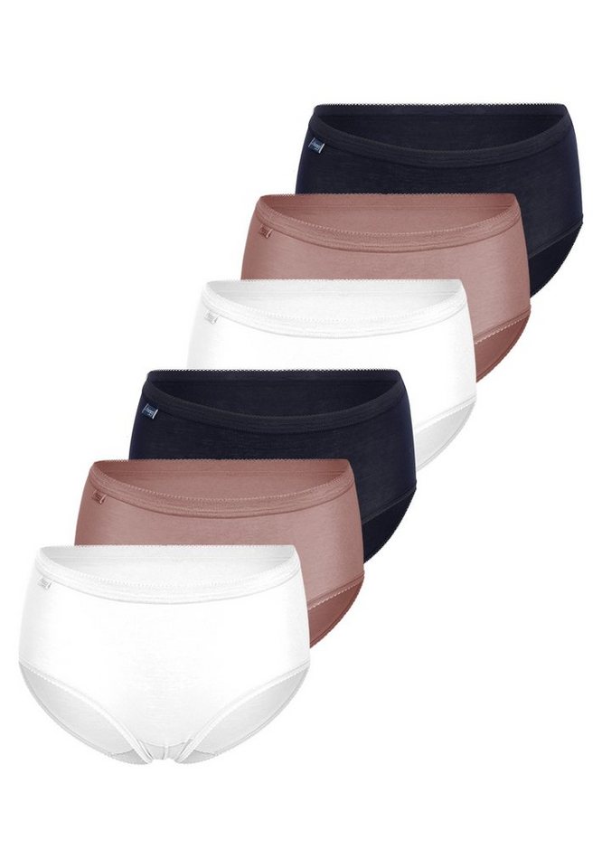 sloggi Midislip 6er Pack Basic+ (Spar-Set, 6-St) Midi Slip - Baumwolle - Im praktischen Mehrfachpack von sloggi