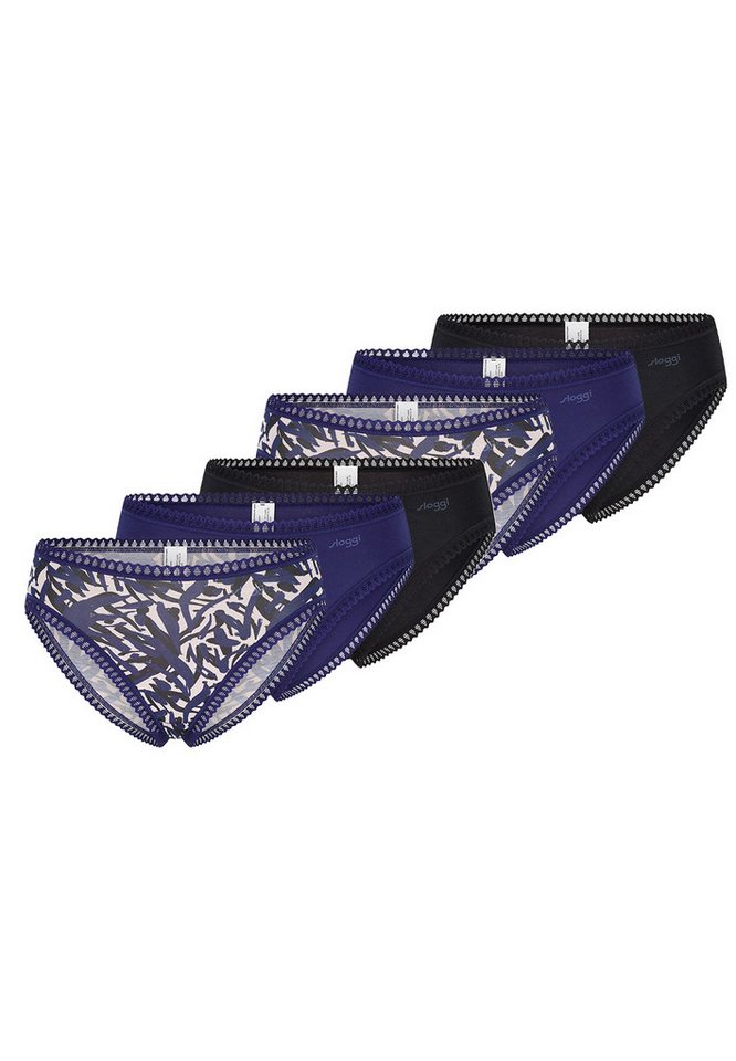 sloggi Midislip 6er Pack GO Crush (Spar-Set, 6-St) Slip - Baumwolle - Atmungsaktiv - Komfortabel und atmungsaktiv von sloggi