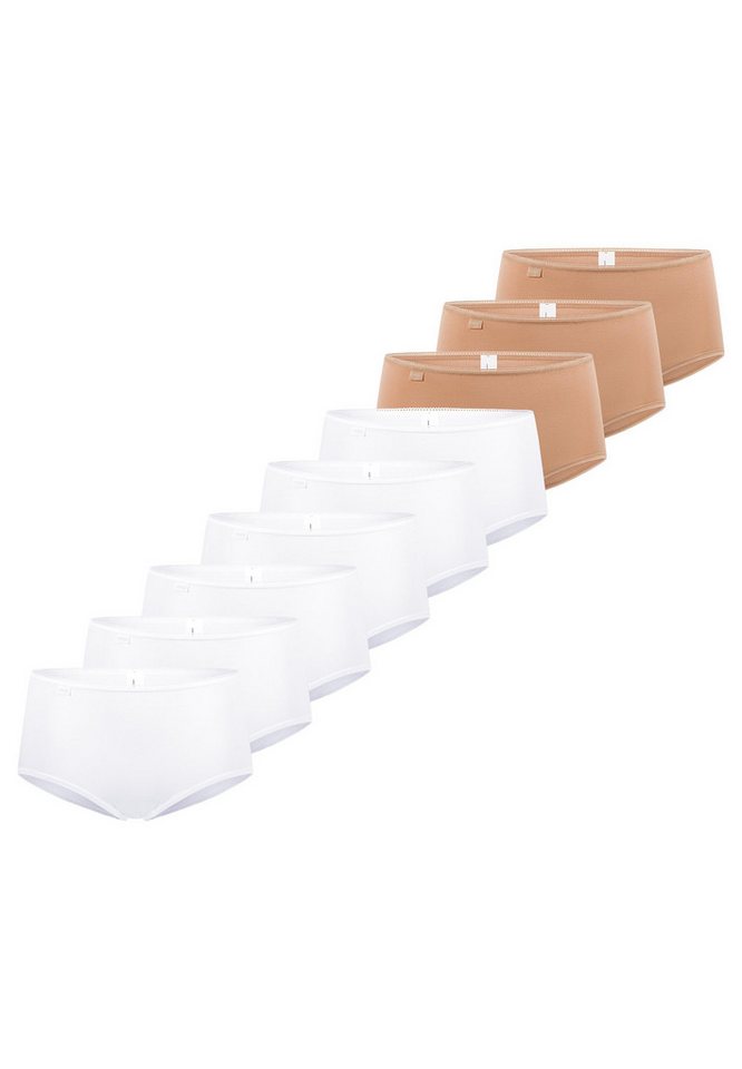 sloggi Midislip 9er Pack 24/7 Cotton (Spar-Set, 9-St) Midi Slip - Baumwolle - Atmungsaktiv - Perfekter Sitz von sloggi
