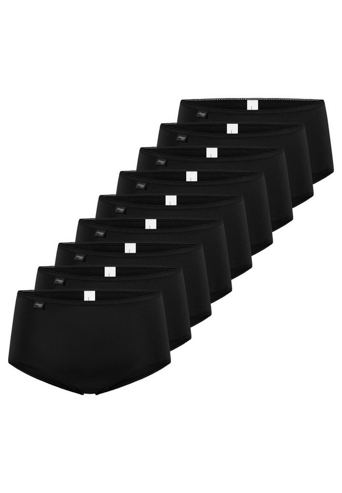 sloggi Midislip 9er Pack 24/7 Microfibre (Spar-Set, 9-St) Midi Slip - Atmungsaktiv - Perfekter Sitz von sloggi