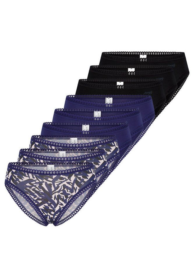 sloggi Midislip 9er Pack GO Crush Slip - Baumwolle - Atmungsaktiv - Komfortabel und atmungsaktiv von sloggi