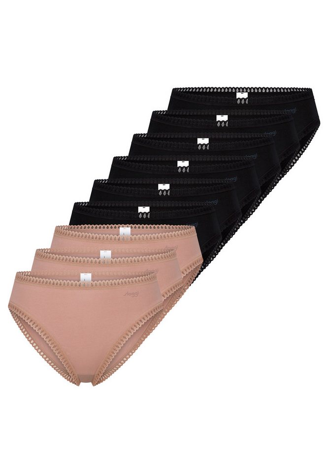 sloggi Midislip 9er Pack GO Crush Slip - Baumwolle - Komfortabel und atmungsaktiv von sloggi