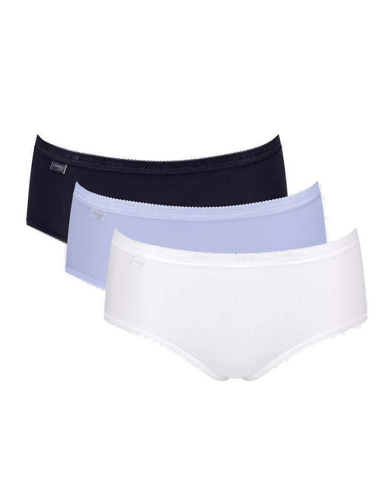sloggi Midislip Basic+ (6er Vorteilspack) Core-Spun Baumwoll-Qualität von sloggi