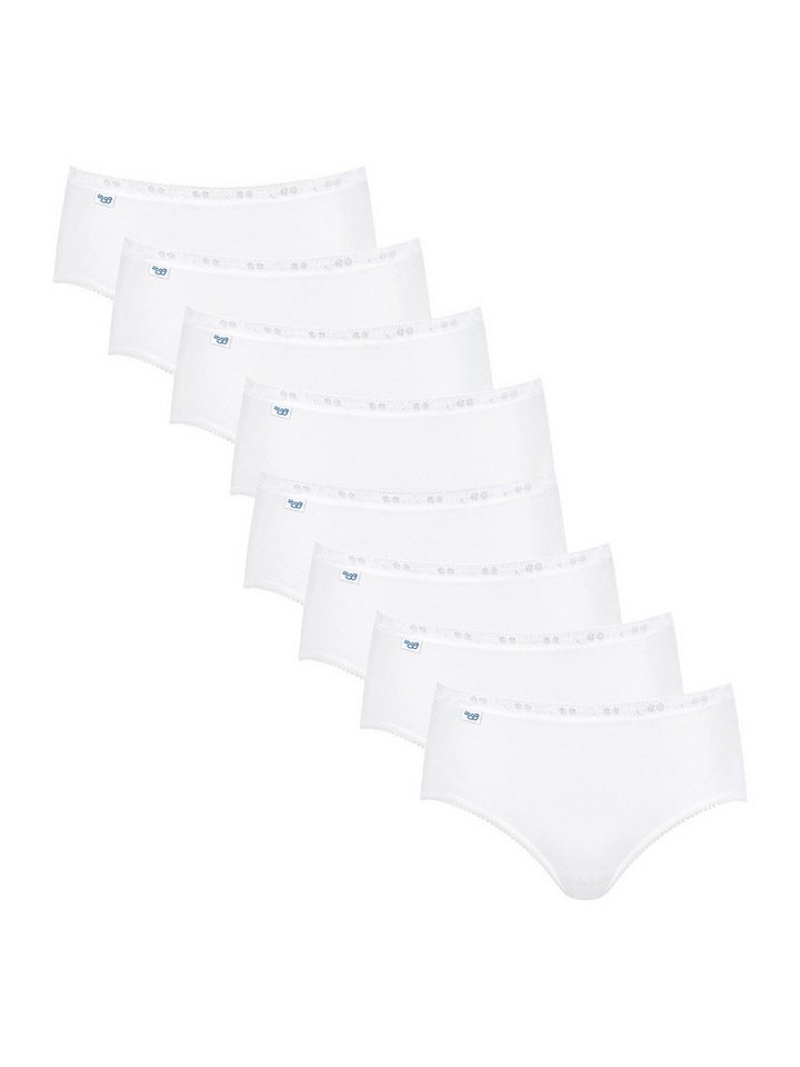 sloggi Midislip Basic (8-St) Frauen Panty Mid von sloggi