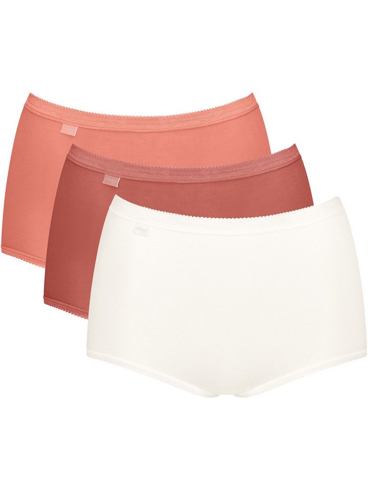 sloggi Midislip Basic Maxi (3-St) Midi-slip panty-s shorts von sloggi