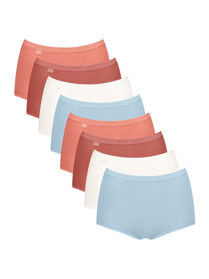 sloggi Midislip Basic Maxi (8-St) Frauen Panty Mid von sloggi