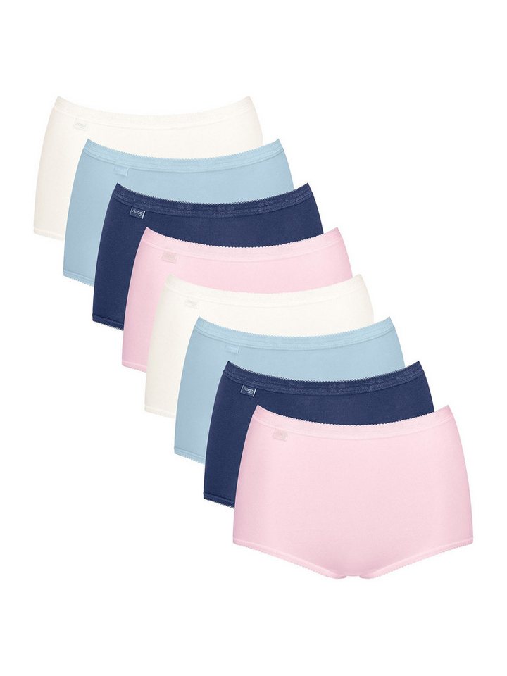 sloggi Midislip Basic Maxi (8-St) Frauen Panty Mid von sloggi