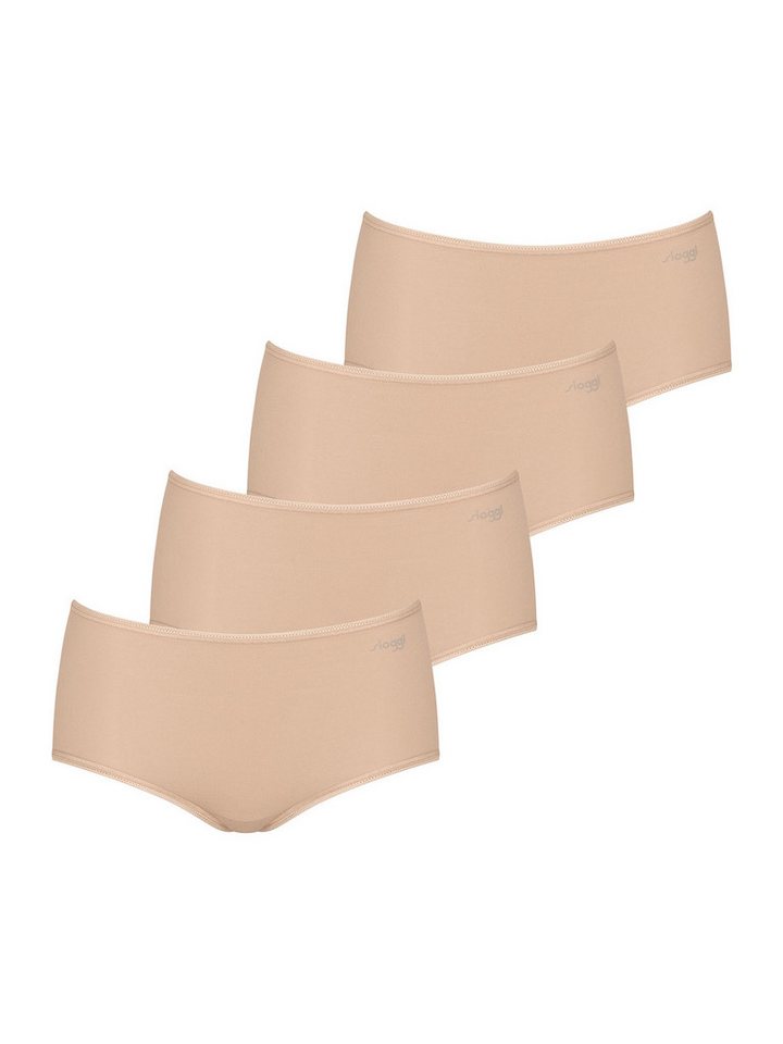 sloggi Midislip Pure Comfort Midi (4-St) Frauen Panty Mid von sloggi