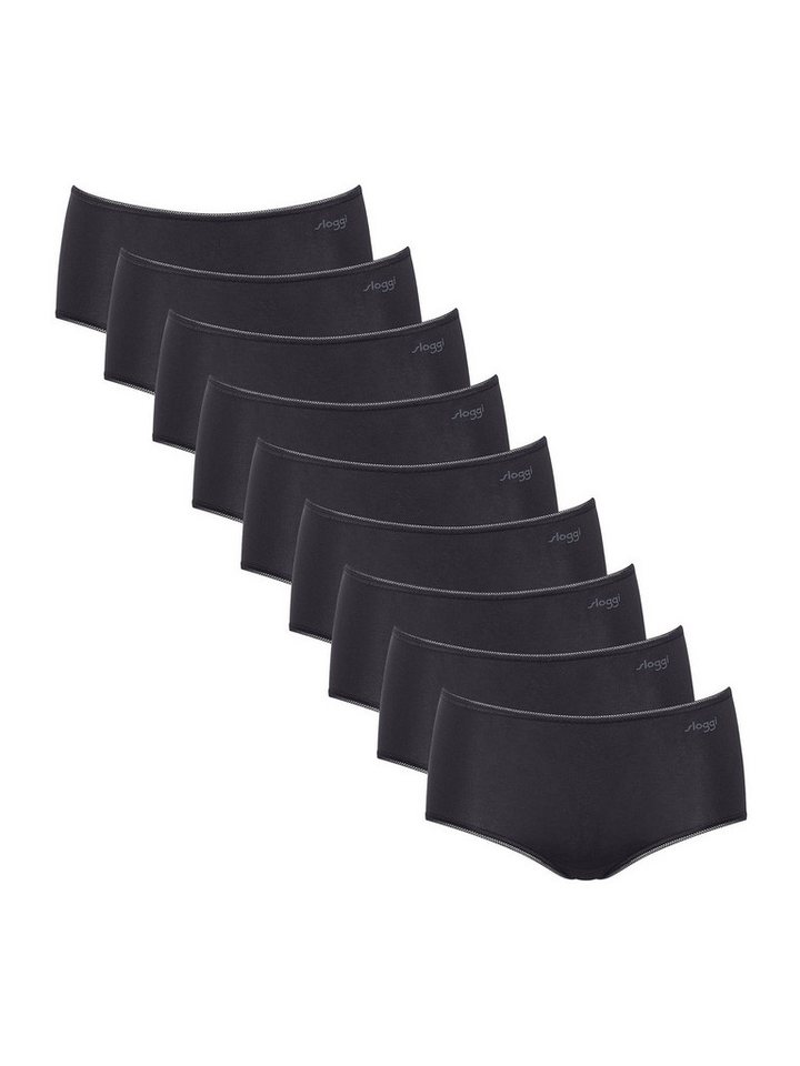 sloggi Midislip Pure Comfort Midi (9-St) Frauen Panty Mid von sloggi