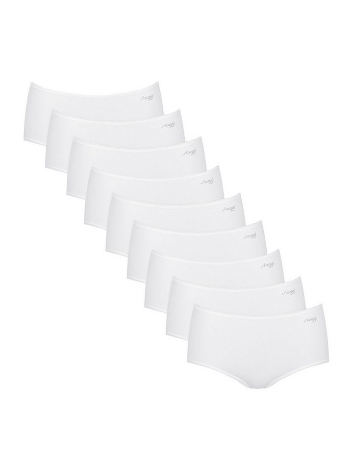 sloggi Midislip Pure Comfort Midi (9-St) Frauen Panty Mid von sloggi