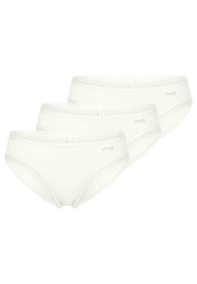 sloggi Minislip 3er Pack GO Crush (Spar-Set, 3-St) Mini Slip - Baumwolle - Atmungsaktiv - Komfortabel und atmungsaktiv von sloggi