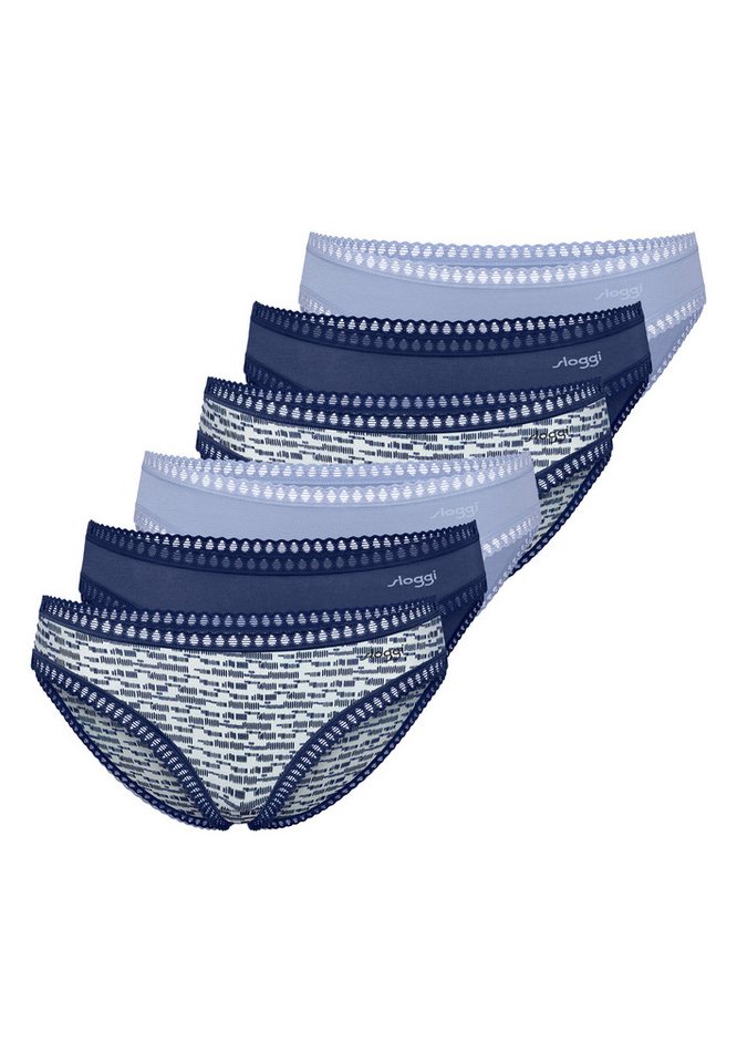 sloggi Minislip 6er Pack GO Crush (Spar-Set, 6-St) Mini Slip - Baumwolle - Atmungsaktiv - Komfortabel und atmungsaktiv von sloggi