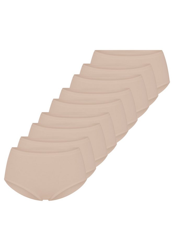 sloggi Minislip 9er Pack GO Daily Cotton (Spar-Set, 9-St) High Waist Panty - Baumwolle - Atmungsaktiv von sloggi