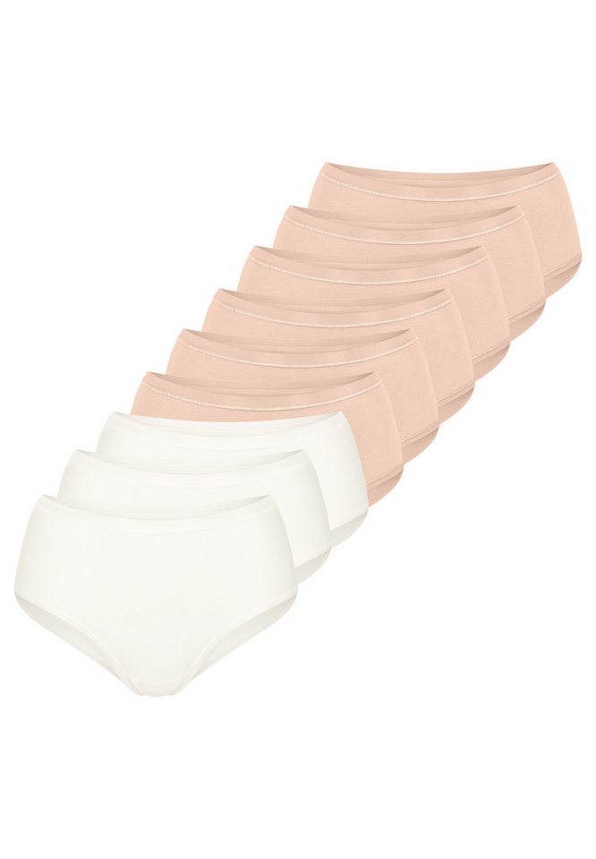 sloggi Minislip 9er Pack GO Daily Cotton (Spar-Set, 9-St) Midi Slip - Baumwolle - Atmungsaktiv - Natürliche Materialien von sloggi